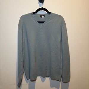 Banana Republic Men's Sky Blue Cashmere Sweater